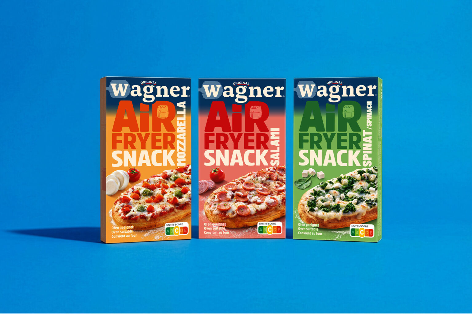 Original Wagner Air Fryer Snack Packaging Design – Typografie als Range ...