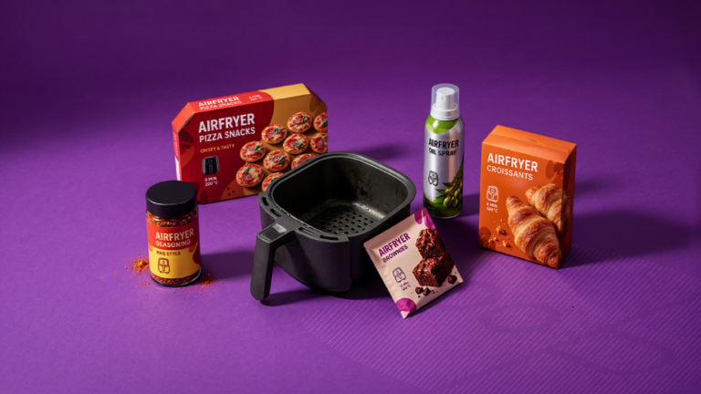Airfryer auf der Packung: Entsteht hier eine neue Produktkategorie?